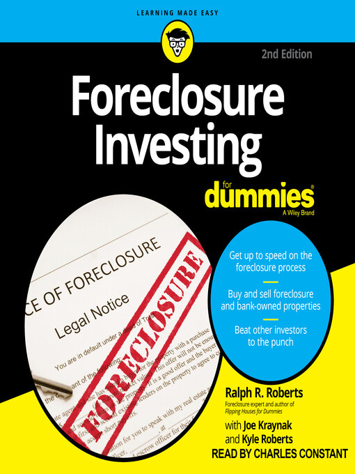 Title details for Foreclosure Investing For Dummies by Ralph R. Roberts - Available